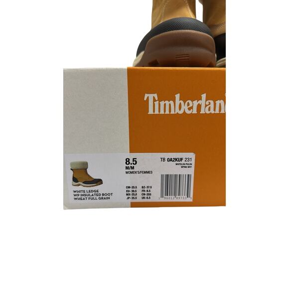 Timberland White Ledge W/P Insulated Boot - Wheat Full Grain - Size: 8.5 - Picture 3 of 6